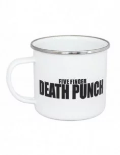 Five Finger Death Punch Taza White Logo 2