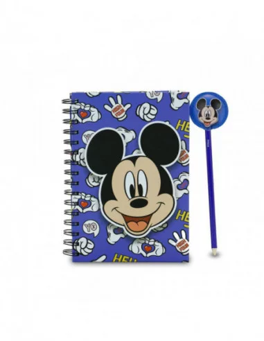 Disney Libreta con bolígrafo Mickey Grins