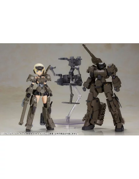 Frame Arms Girl Maqueta Plastic Model Kit Gourai-Kai & Exosuit Unit 22 cm