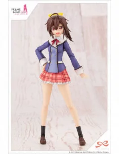 Sousai Shojo Teien Maqueta Plastic Model Kit 1/10 Ao Gennai Wakaba Girls' High School Winter Clothes 16 cm 2