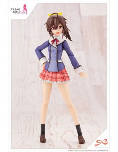 Sousai Shojo Teien Maqueta Plastic Model Kit 1/10 Ao Gennai Wakaba Girls' High School Winter Clothes 16 cm