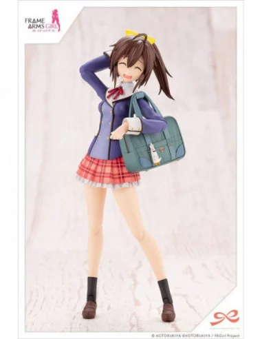 Sousai Shojo Teien Maqueta Plastic Model Kit 1/10 Ao Gennai Wakaba Girls' High School Winter Clothes 16 cm