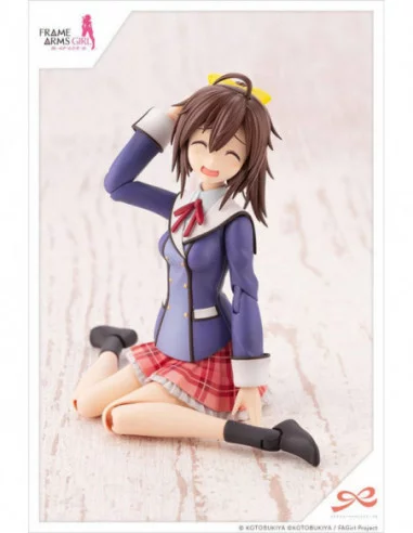 Sousai Shojo Teien Maqueta Plastic Model Kit 1/10 Ao Gennai Wakaba Girls' High School Winter Clothes 16 cm