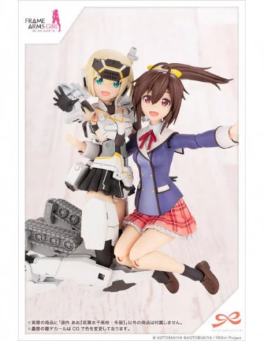 Sousai Shojo Teien Maqueta Plastic Model Kit 1/10 Ao Gennai Wakaba Girls' High School Winter Clothes 16 cm