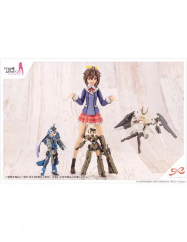 Sousai Shojo Teien Maqueta Plastic Model Kit 1/10 Ao Gennai Wakaba Girls' High School Winter Clothes 16 cm