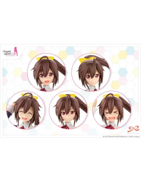 Sousai Shojo Teien Maqueta Plastic Model Kit 1/10 Ao Gennai Wakaba Girls' High School Winter Clothes 16 cm