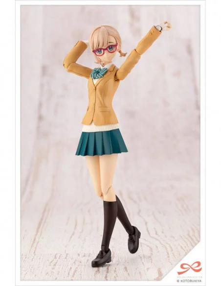 Sousai Shojo Teien Maqueta Plastic Model Kit 1/10 Koyomi Takanashi Ryobu High School Winter Clothes