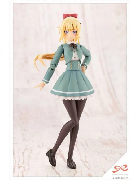 Sousai Shojo Teien Maqueta Plastic Model Kit 1/10 Ritsuka Saeki St. Iris Gauken Girls' High School Winter Clothes 16 cm