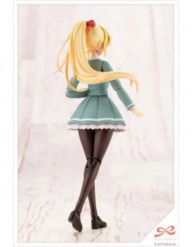 Sousai Shojo Teien Maqueta Plastic Model Kit 1/10 Ritsuka Saeki St. Iris Gauken Girls' High School Winter Clothes 16 cm