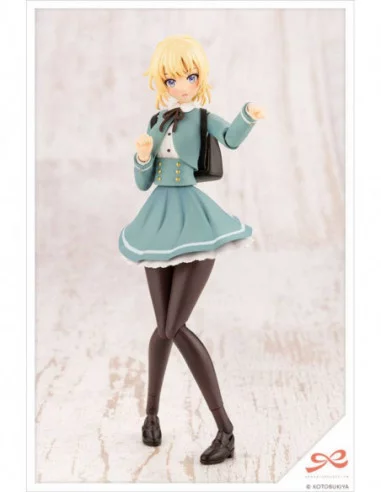 Sousai Shojo Teien Maqueta Plastic Model Kit 1/10 Ritsuka Saeki St. Iris Gauken Girls' High School Winter Clothes 16 cm