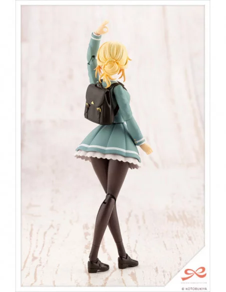 Sousai Shojo Teien Maqueta Plastic Model Kit 1/10 Ritsuka Saeki St. Iris Gauken Girls' High School Winter Clothes 16 cm