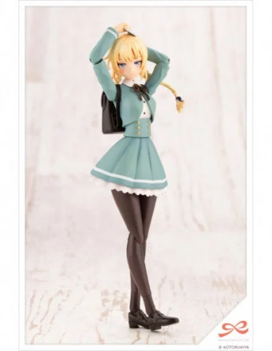 Sousai Shojo Teien Maqueta Plastic Model Kit 1/10 Ritsuka Saeki St. Iris Gauken Girls' High School Winter Clothes 16 cm
