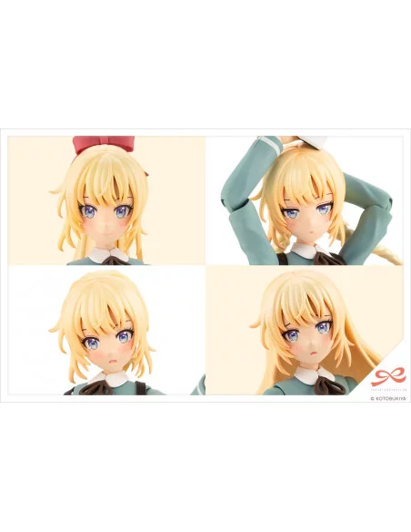 Sousai Shojo Teien Maqueta Plastic Model Kit 1/10 Ritsuka Saeki St. Iris Gauken Girls' High School Winter Clothes 16 cm