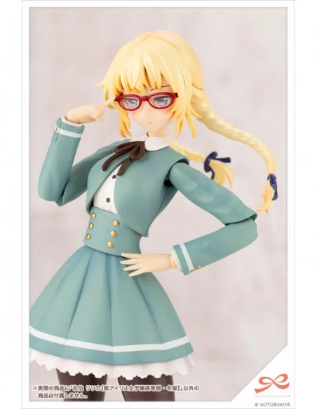 Sousai Shojo Teien Maqueta Plastic Model Kit 1/10 Ritsuka Saeki St. Iris Gauken Girls' High School Winter Clothes 16 cm