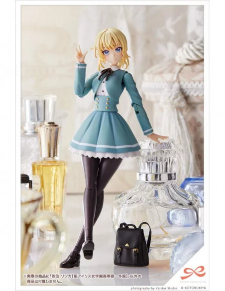 Sousai Shojo Teien Maqueta Plastic Model Kit 1/10 Ritsuka Saeki St. Iris Gauken Girls' High School Winter Clothes 16 cm