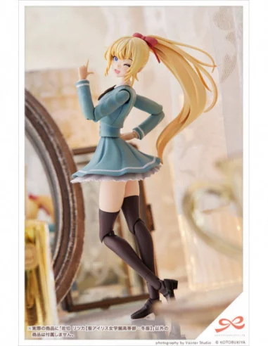 Sousai Shojo Teien Maqueta Plastic Model Kit 1/10 Ritsuka Saeki St. Iris Gauken Girls' High School Winter Clothes 16 cm
