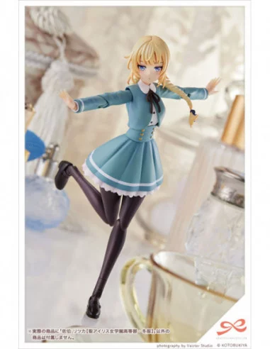 Sousai Shojo Teien Maqueta Plastic Model Kit 1/10 Ritsuka Saeki St. Iris Gauken Girls' High School Winter Clothes 16 cm