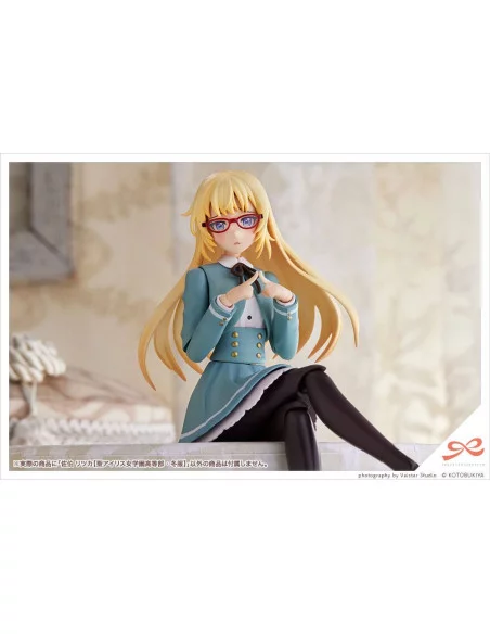 Sousai Shojo Teien Maqueta Plastic Model Kit 1/10 Ritsuka Saeki St. Iris Gauken Girls' High School Winter Clothes 16 cm