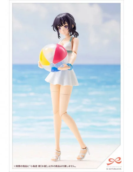 Sousai Shojo Teien Maqueta Plastic Model Kit 1/10 Koyomi Takanashi (Swim Style) 16 cm