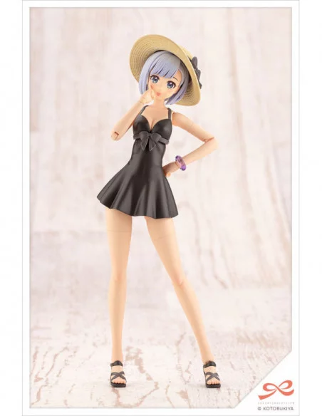 Sousai Shojo Teien Maqueta Plastic Model Kit 1/10 Koyomi Takanashi (Swim Style) Dreaming Style Black Swan 16 cm