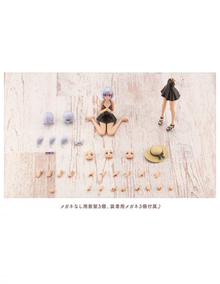 Sousai Shojo Teien Maqueta Plastic Model Kit 1/10 Koyomi Takanashi (Swim Style) Dreaming Style Black Swan 16 cm
