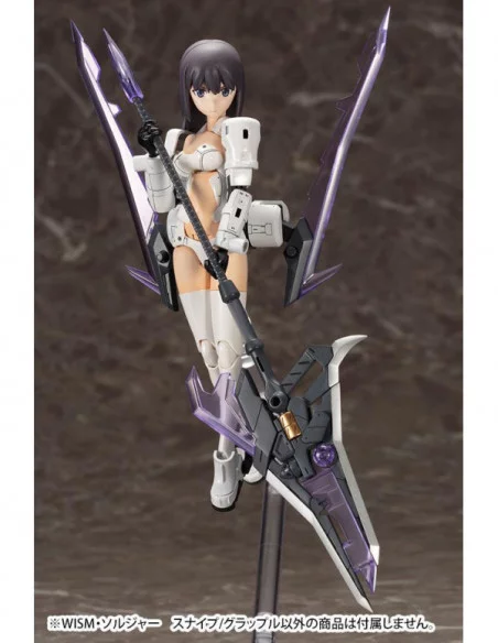 Megami Device Maqueta Plastic Model Kit 1/1 Wism Soldier Snipe Grapple 14 cm