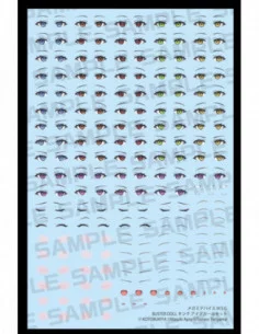 Megami Device M.S.G. Accesorios para Maquetas Plastic Model Kit 1/1 Buster Doll Tank Eye Decal Set