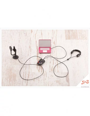 Sousai Shojo Teien Accesorios 1/10 After School Ritsuka's Karaoke & Recording Set