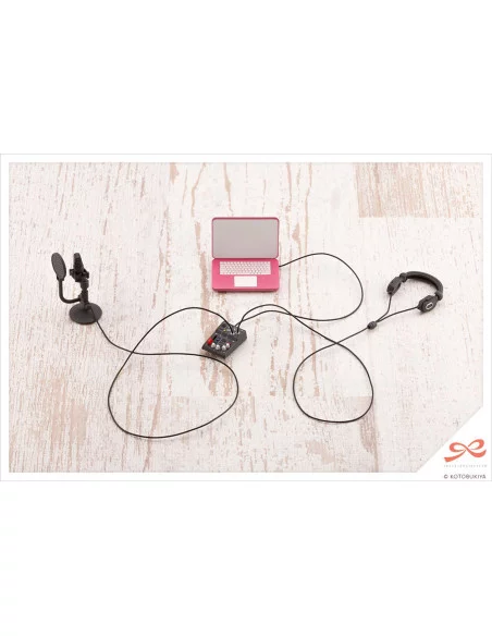 Sousai Shojo Teien Accesorios 1/10 After School Ritsuka's Karaoke & Recording Set