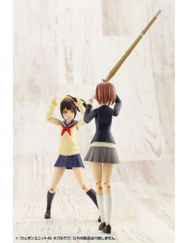 Heavy Weapon Unit MSG Accesorios Plastic Model Kit Weapon Unit46 Bamboo Sword & Wooden Sword 12 cm