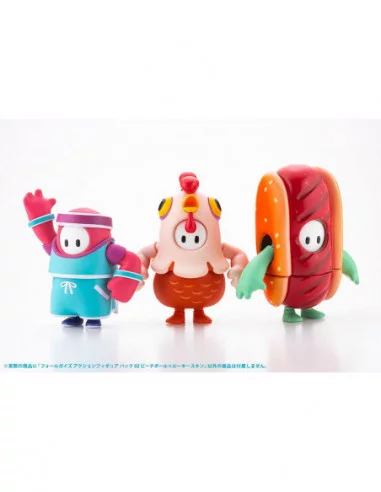 Fall Guys: Ultimate Knockout Figura 1/20 Pack 02 Beach Ball / Rookie Skin 8 cm