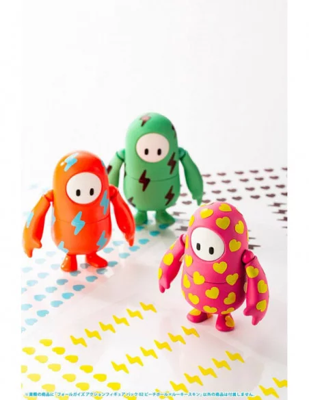 Fall Guys: Ultimate Knockout Figura 1/20 Pack 02 Beach Ball / Rookie Skin 8 cm Fall Guys: Ultimate Knockout Figura 1/20 Pack 02 Beach Ball / Rookie Skin 8 cm