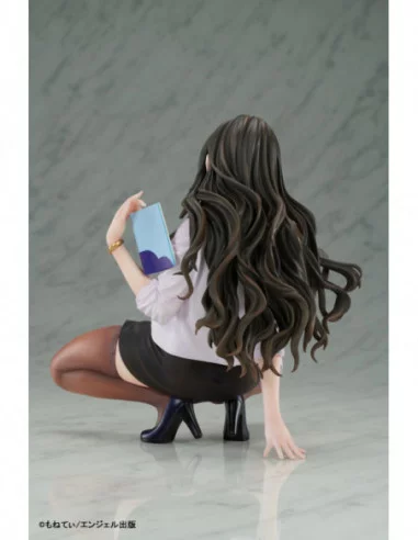 Angel Club Vol. 10 front cover Estatua 1/5 Female Teacher Ikuko Ooeyama illustration by Monethi 20 cm