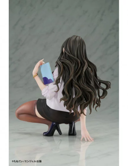 Angel Club Vol. 10 front cover Estatua 1/5 Female Teacher Ikuko Ooeyama illustration by Monethi 20 cm Angel Club Vol. 10 front cover Estatua 1/5 Female Teacher Ikuko Ooeyama illustration by Monethi 20 cm