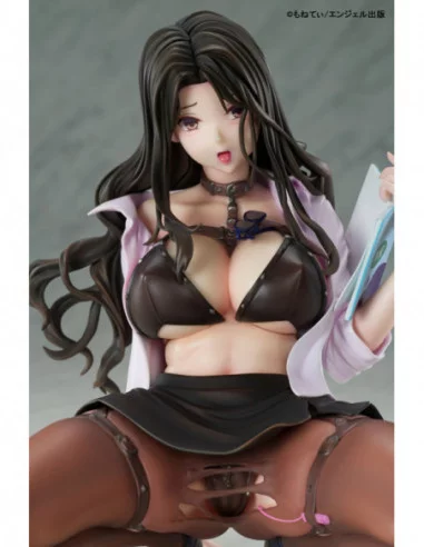 Angel Club Vol. 10 front cover Estatua 1/5 Female Teacher Ikuko Ooeyama illustration by Monethi 20 cm