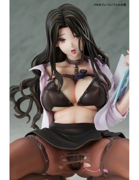 Angel Club Vol. 10 front cover Estatua 1/5 Female Teacher Ikuko Ooeyama illustration by Monethi 20 cm Angel Club Vol. 10 front cover Estatua 1/5 Female Teacher Ikuko Ooeyama illustration by Monethi 20 cm