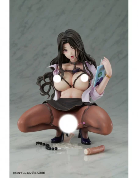 Angel Club Vol. 10 front cover Estatua 1/5 Female Teacher Ikuko Ooeyama illustration by Monethi 20 cm Angel Club Vol. 10 front cover Estatua 1/5 Female Teacher Ikuko Ooeyama illustration by Monethi 20 cm