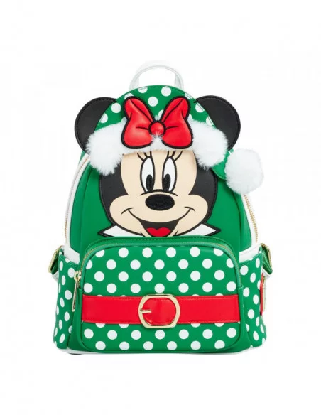 Disney by Loungefly Mochila Mini Minnie Mouse Polka Dot Christmas heo Exclusive