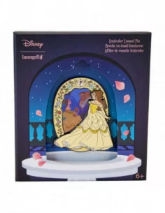 Disney Chapa esmaltada Efecto 3D Bella (La Bella y la Bestia) 8 cm