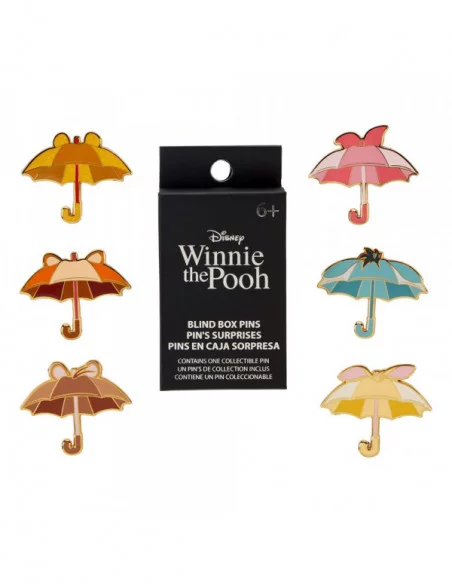 Disney by Loungefly Pin Chapas esmaltadas Winnie the Pooh & Friends Umbrella 3 cm Expositor (12)