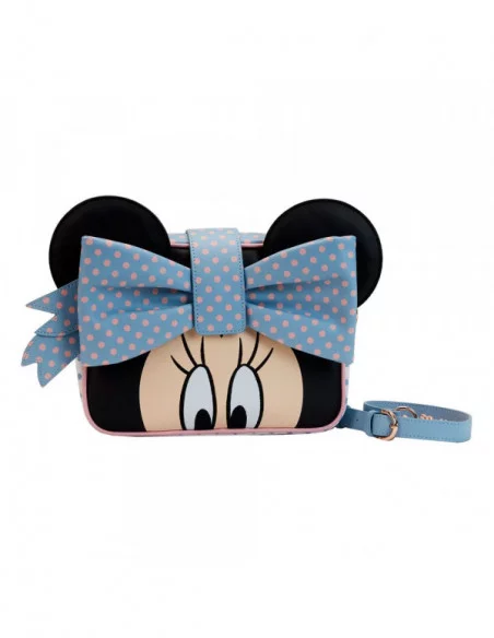 Disney by Loungefly Bandolera Minnie Pastel Color Block Dots