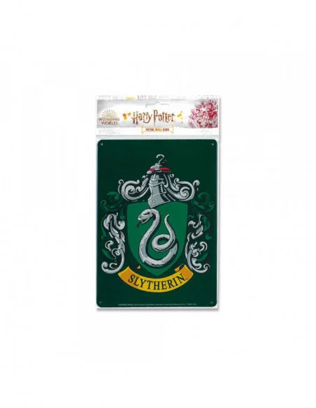 Harry Potter Placa de Chapa Slytherin 15 x 21 cm Harry Potter Placa de Chapa Slytherin 15 x 21 cm