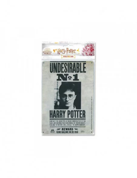 Harry Potter Placa de Chapa Undesirable No. 1 15 x 21 cm Harry Potter Placa de Chapa Undesirable No. 1 15 x 21 cm