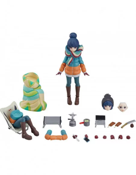 Laid-Back Camp Figura Figma Rin Shima DX Edition 13 cm