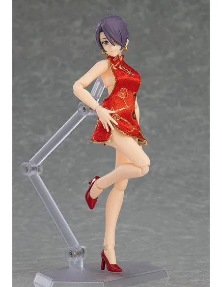 Figma Styles Accesorios para las Figuras 1/12 Styles Mini Skirt Chinese Dress Outfit Figma Styles Accesorios para las Figuras 1/12 Styles Mini Skirt Chinese Dress Outfit