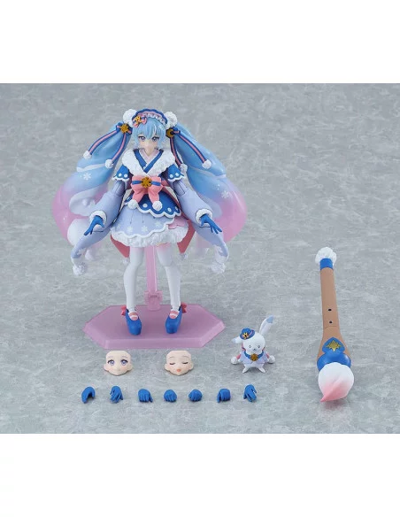 Character Vocal Series 01: Hatsune Miku Figura Figma Snow Miku: Serene Winter Ver. 13 cm