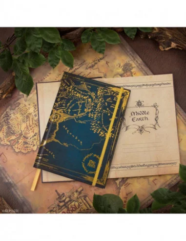 El Señor de los Anillos Libreta Map of Middle Earth