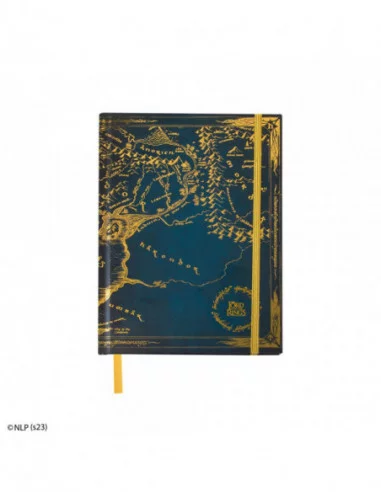 El Señor de los Anillos Libreta Map of Middle Earth