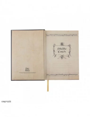 El Señor de los Anillos Libreta Map of Middle Earth