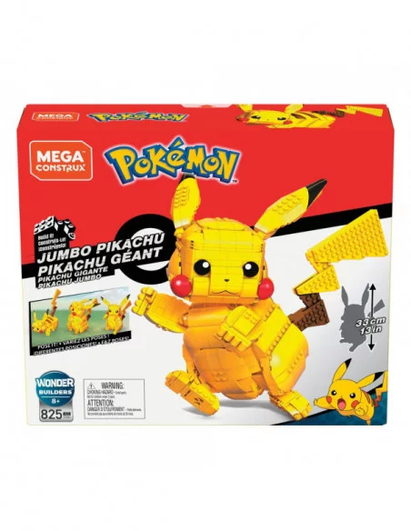 Pokémon Kit de Construcción Mega Construx Jumbo Pikachu 33 cm